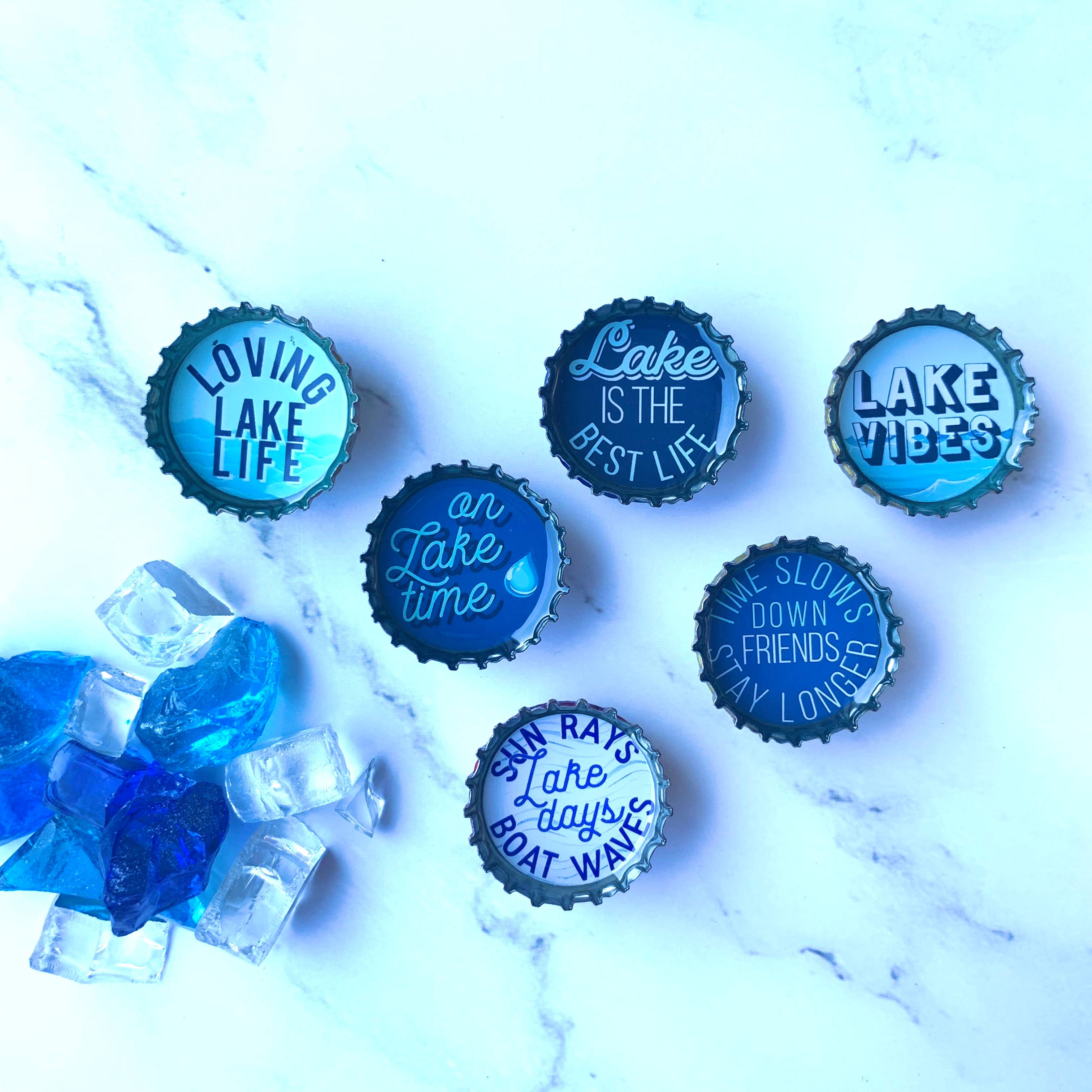 Kate's Magnets - Vente Aimants - Aimants Lake Life - Décor de printemps. Fait main et écologique.3