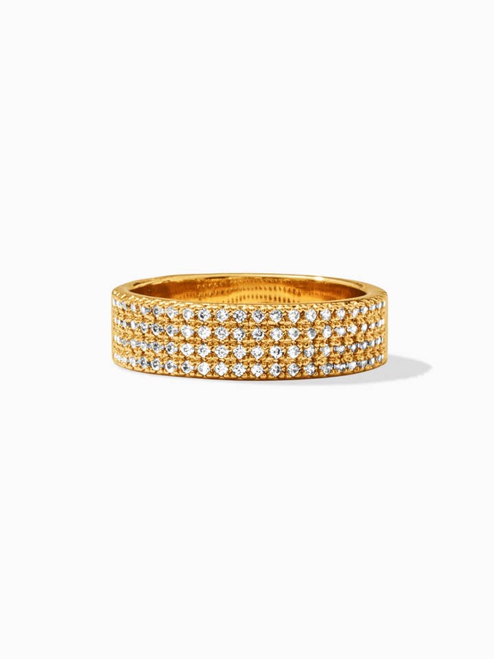 Amelia Pave Band Ring for wholesale by Everly Made