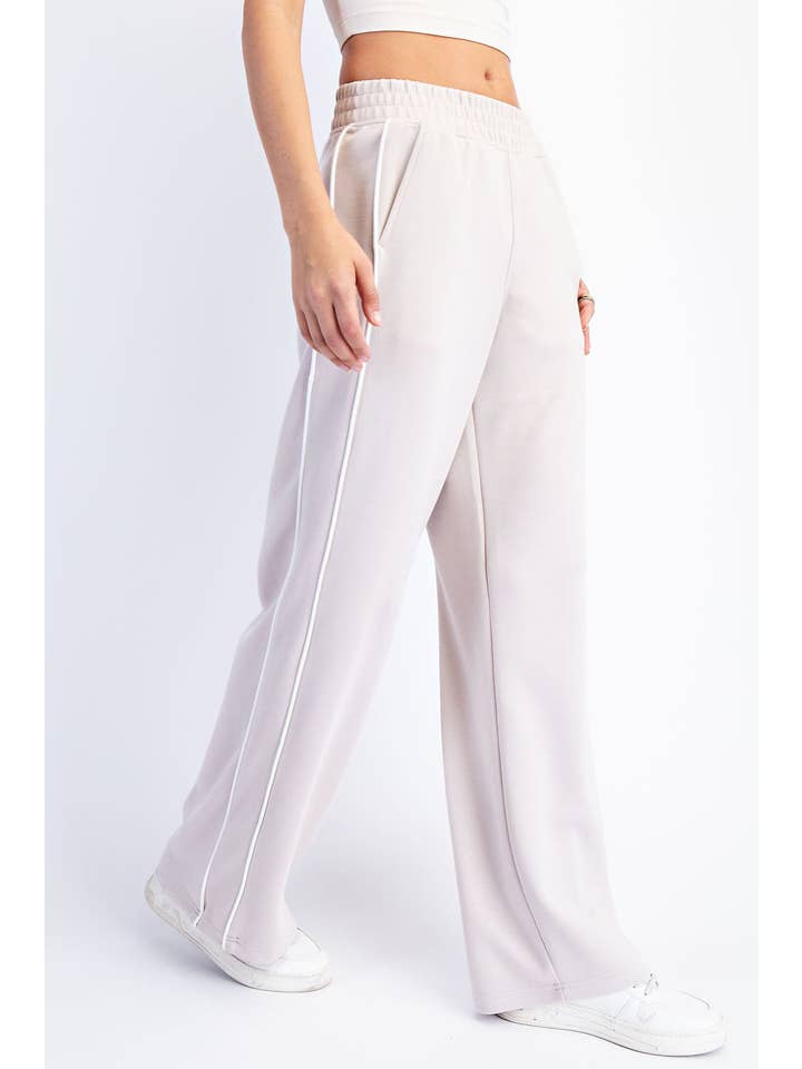 Rae Mode - Wholesale Athletic Pants - Women's - MODAL SCUBA TWO STRIPE PIPING STRAIGHT PANT12