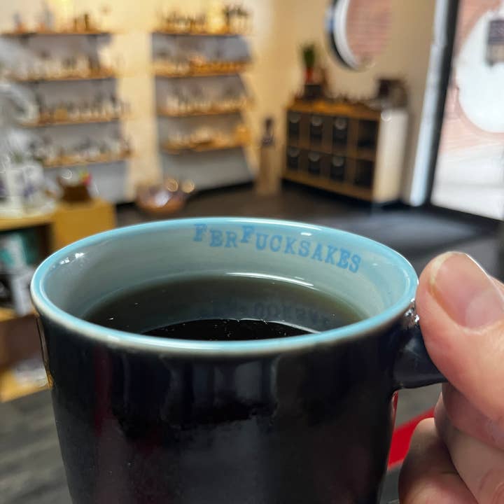 Sassy Mug: FerF*cksakes for wholesale by Apple Hill Apothecary