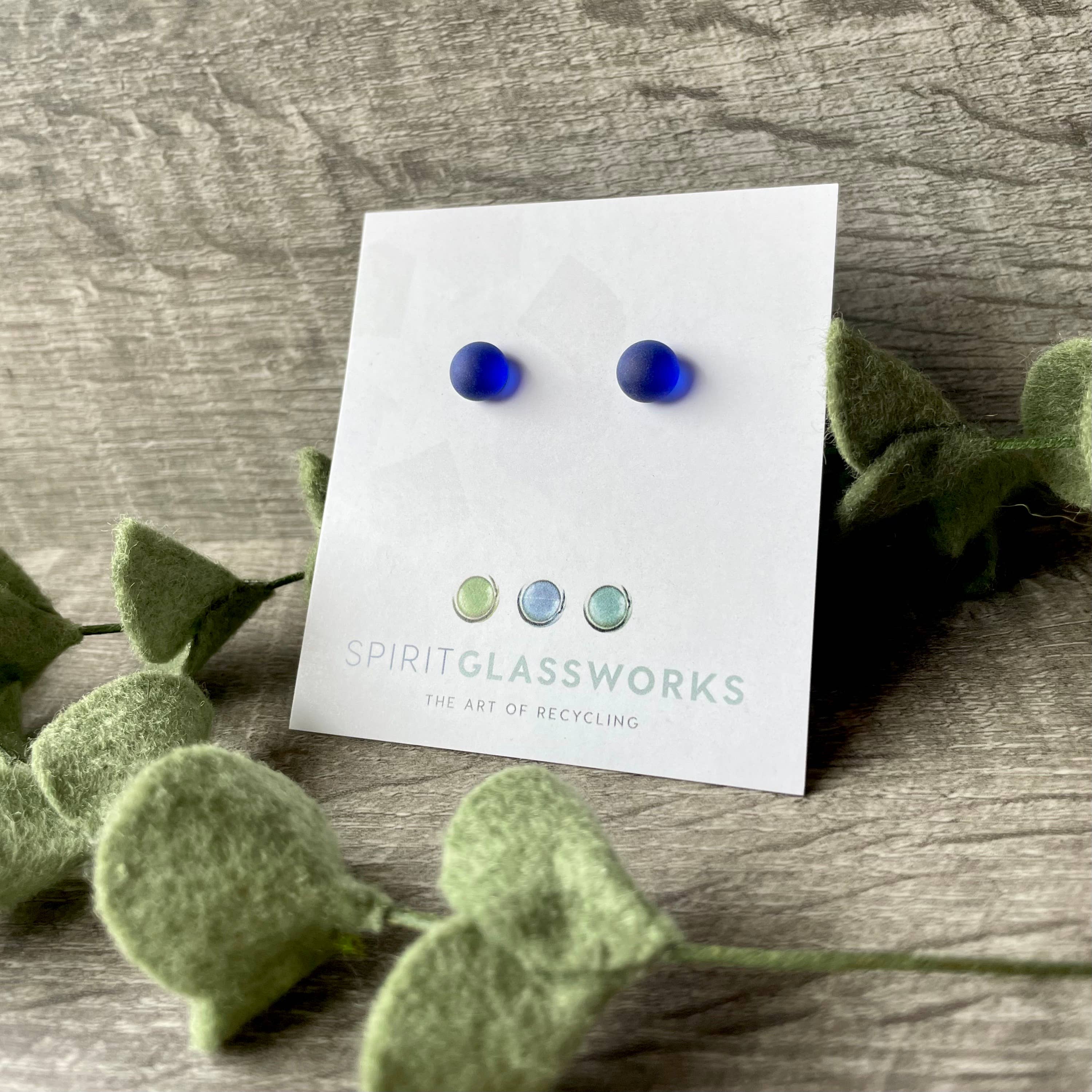Spirit Glassworks - Wholesale Stud/Post Earrings - Recycled Glass Stud Earring3