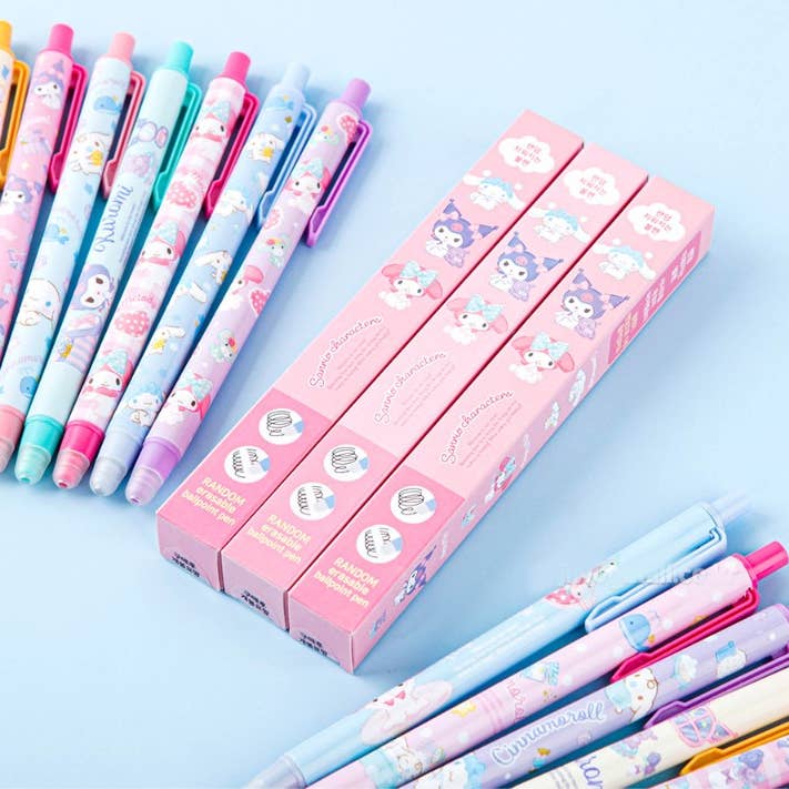 K_Wonderland - Wholesale Pen - Sanrio Erasable Pencil Pen -Blind Random design Box