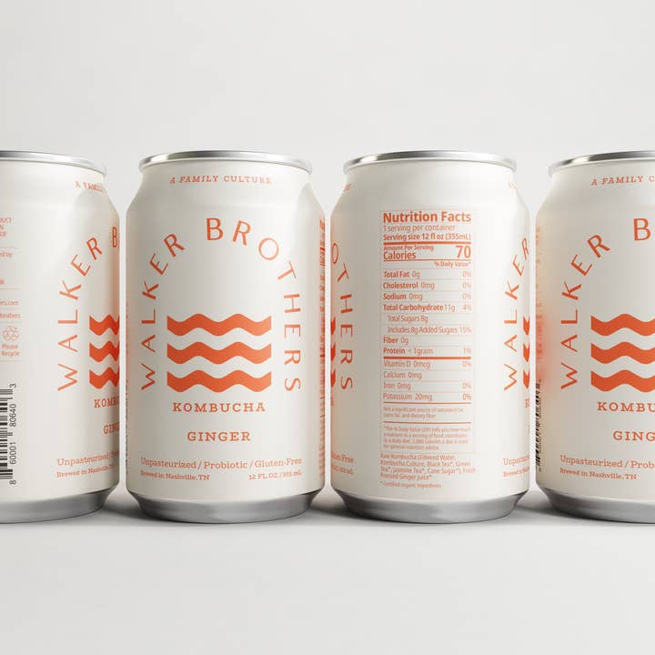 Walker Brothers - Vente Kombucha - Kombucha sans alcool au gingembre2