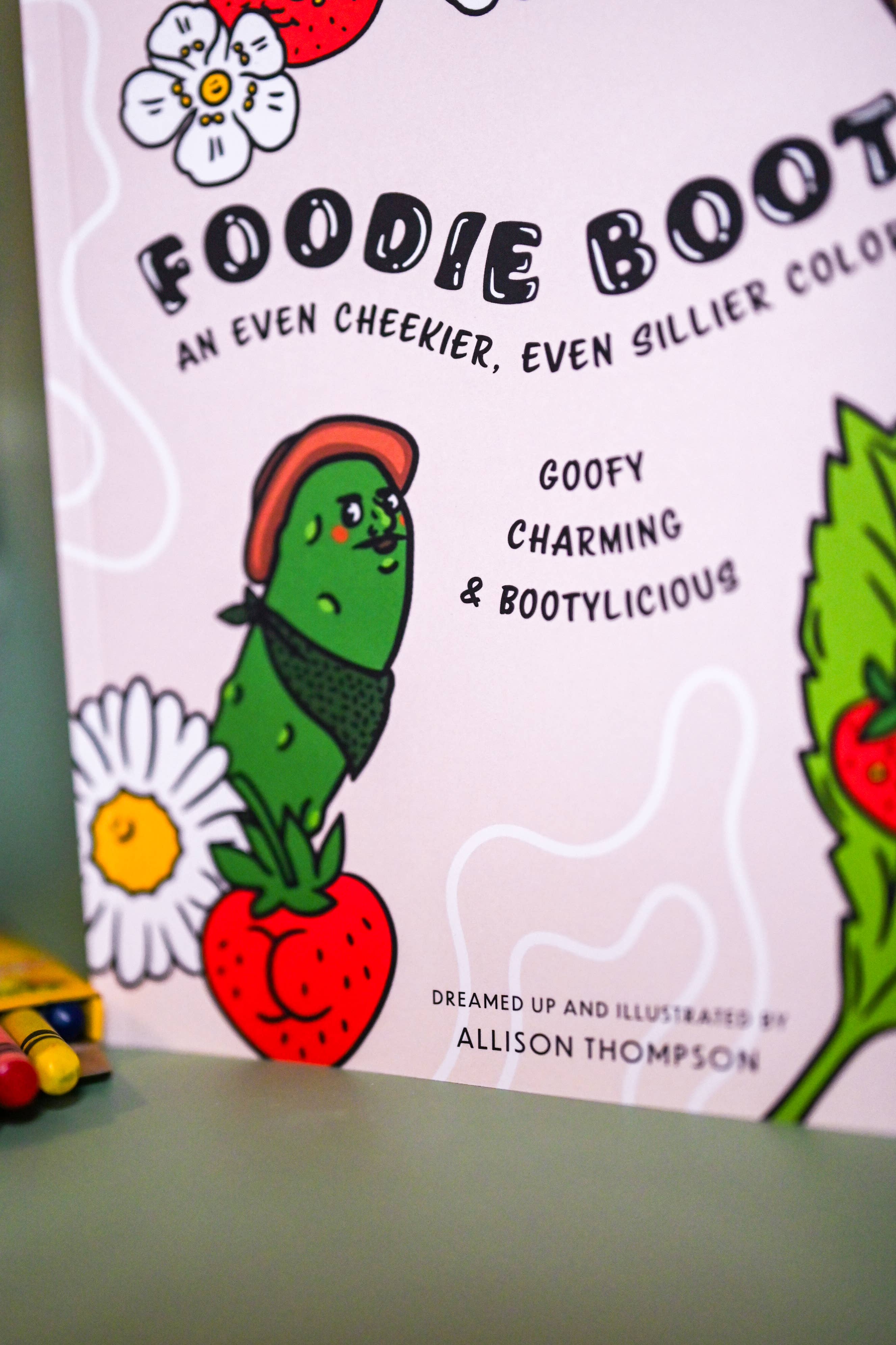 Cheeky Art Studio - Wholesale Coloring & Activity Book - Adult - Foodie Booties 3: An Even Cheekier, Even Sillier Coloring Book3