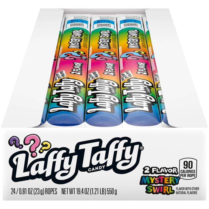 I Got Your Candy - Wholesale Taffy - Laffy Taffy Rope White Mystery .81oz - 24ct