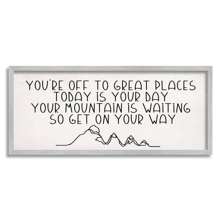 Stupell Industries - Wholesale Sign - Inspirational Today Is Your Day Phrase Framed4