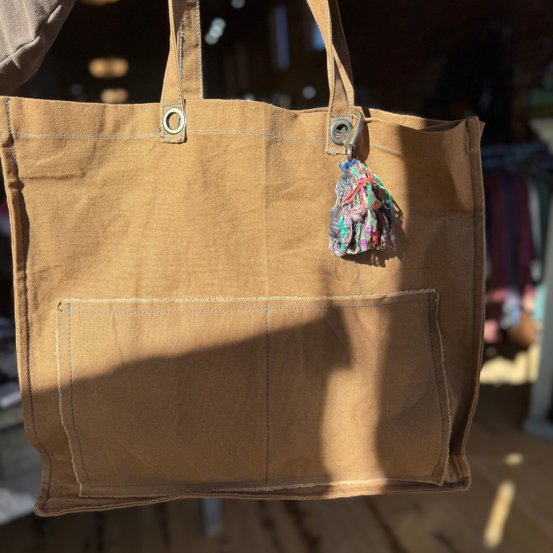 Seeds – wholesale Decorative tassel/wall drop – Recycled Sari Tassel Bag Charms / Keychains 4