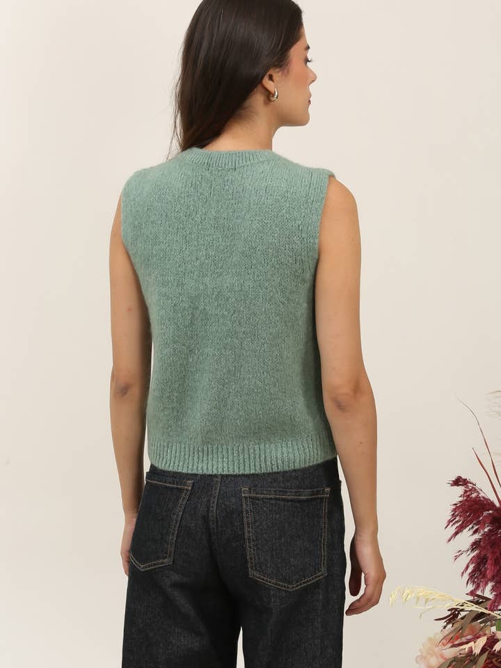 NAÏS PARIS - Wholesale Knit Sweater - Women's - Round neck sleeveless sweater in kid mohair and wool28
