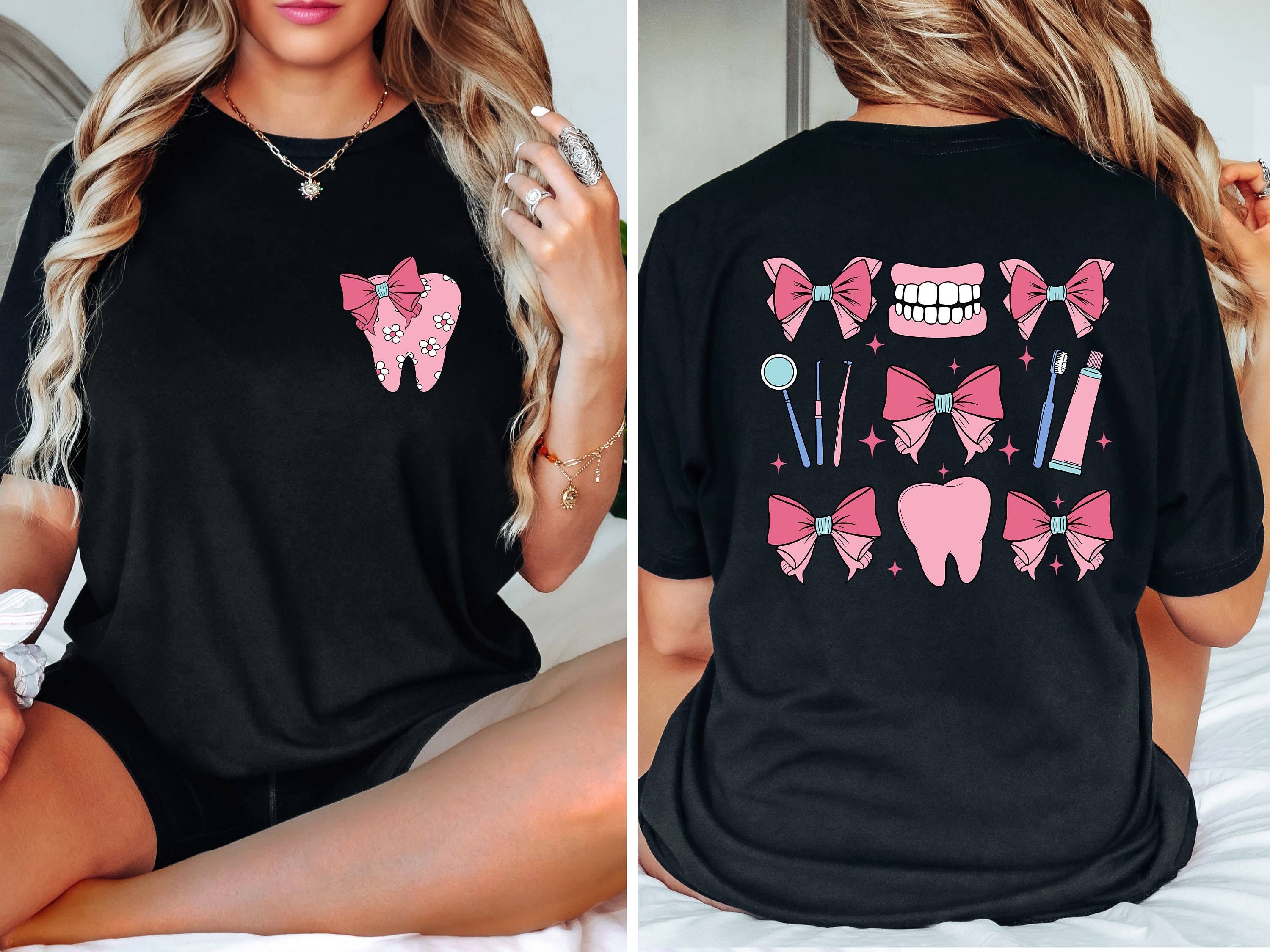 NVC Ecommerce LLC - Wholesale T-Shirt (Graphic) - Women's - Custom Dental Shirt, Save Teeth T-Shirt, Dental Hygiene Tee1