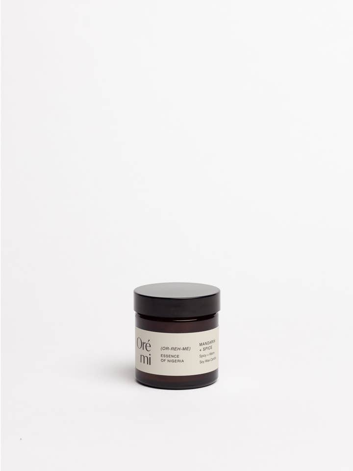 Mandarin & Spice 60ml Candle for wholesale by Oré mi