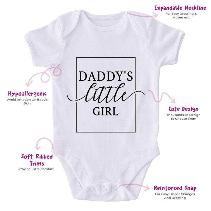 NewBabyWishes - Wholesale Bodysuit (Non-Footed) - Baby - Daddy's Little Girl1