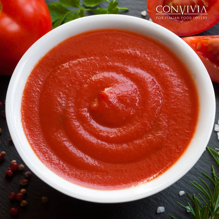 CONVIVIA for italian food lovers - Wholesale Pasta Sauce - Organic tomato puree 420g4