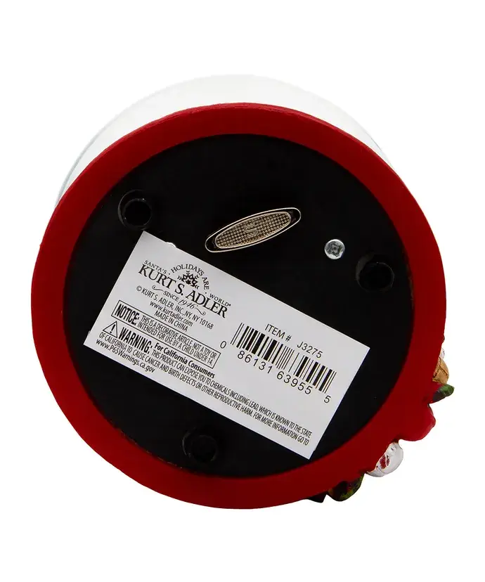 Kurt S. Adler, Inc. - Wholesale Snow Globe - Musical Wind-Up African American Santa Water Globe5