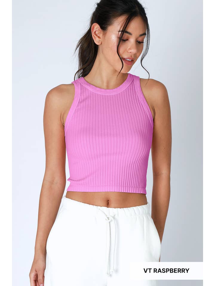 NIKIBIKI - Vente Débardeur – femme - NS8358 - Débardeur vintage à larges côtes10