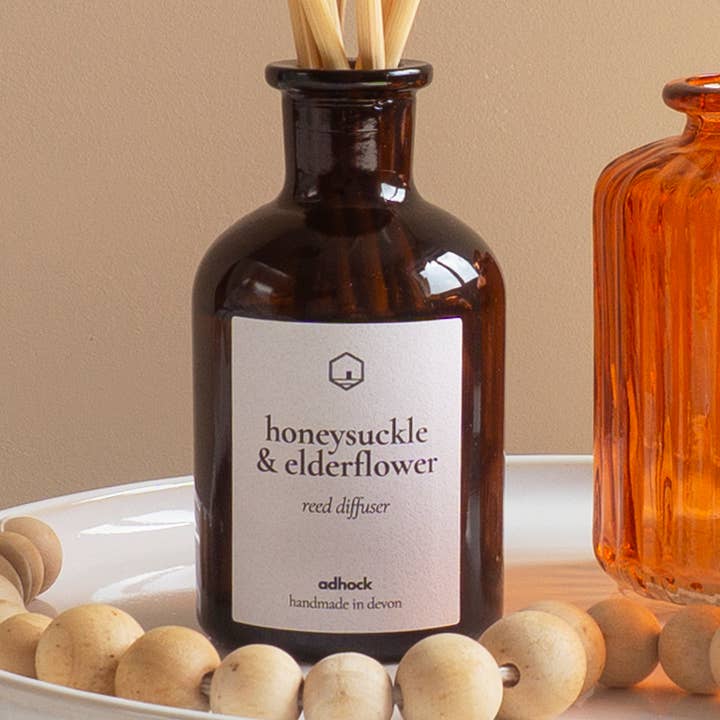 Honeysuckle & Elderflower Reed Diffuser for wholesale by Adhock Homeware