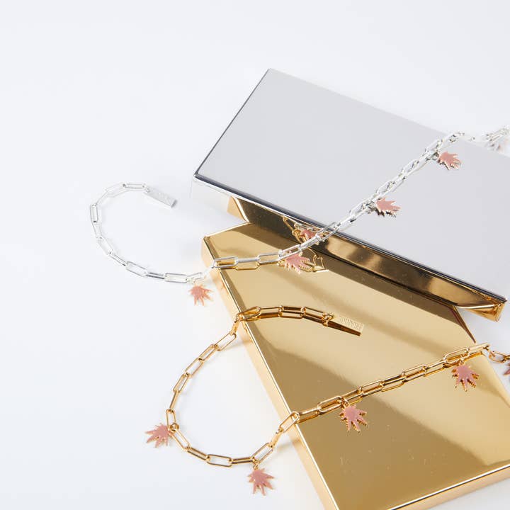 Frankie Smoke - Wholesale Pendant/Charm Necklace - LEAF CHARM NECKLACE2