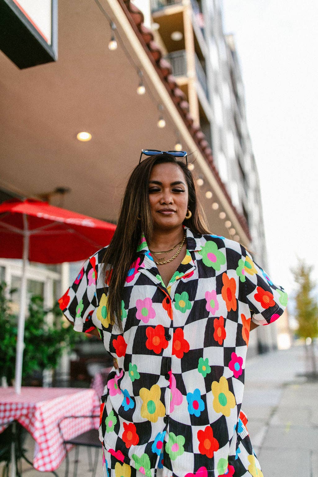 Taby Originals – wholesale Set med topp och byxa – Dam – TABY ORIGINAL: In My Blooming Era Plisse Set I STORLEKAR XS-5X***6