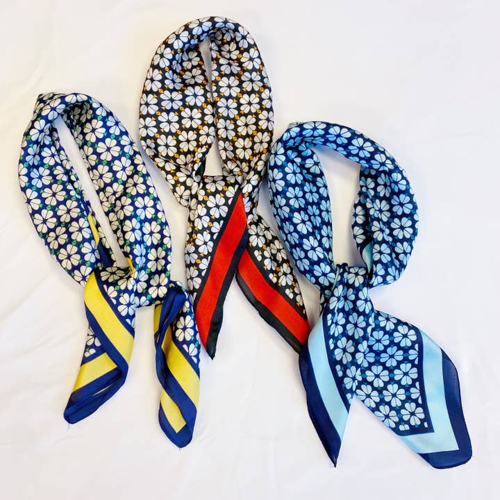 Ellison+Young - Wholesale Scarf - Women's - Four Petal Clover Scarf