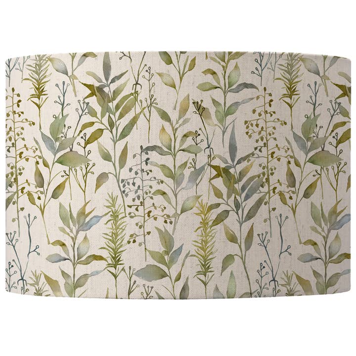Aberduna Eva Printed Lamp Shade Green for wholesale on Faire