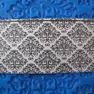 Molde de encaje de silicona: damasco para venta al por mayor de Crystal Candy Unique Cake Decorations