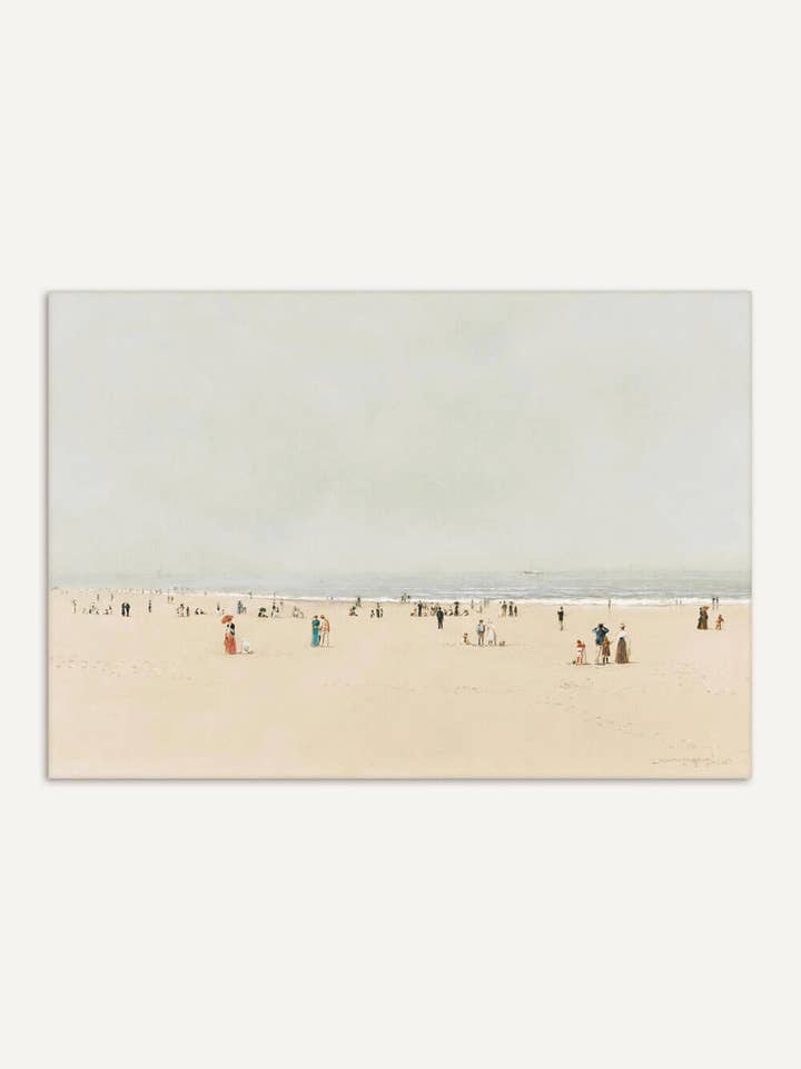 Sand, Meer und Himmel – Vintage Kunstdruck einer Strandlandschaft für den Großhandel von Modern Antique Prints