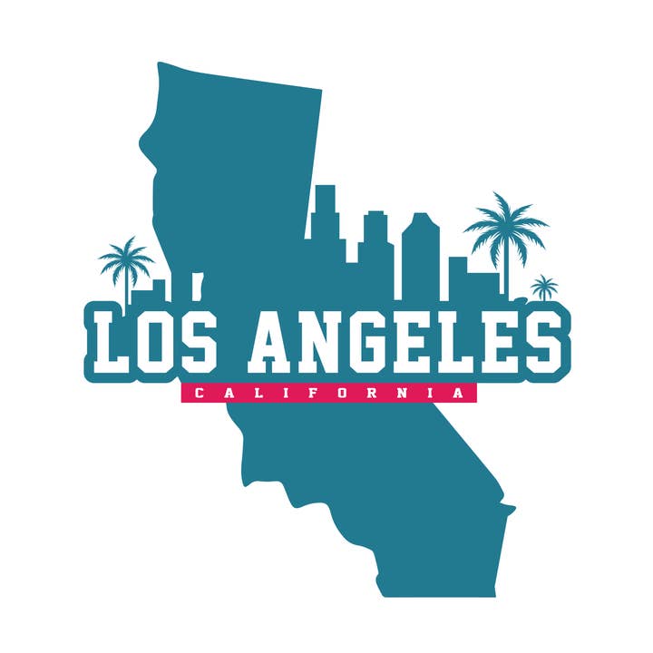 Autocolantes de Los Angeles por atacado de the stkr store