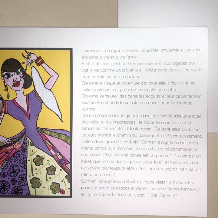 KJJ - Wholesale Art Print - CARMEN the dancer. By KJJ4