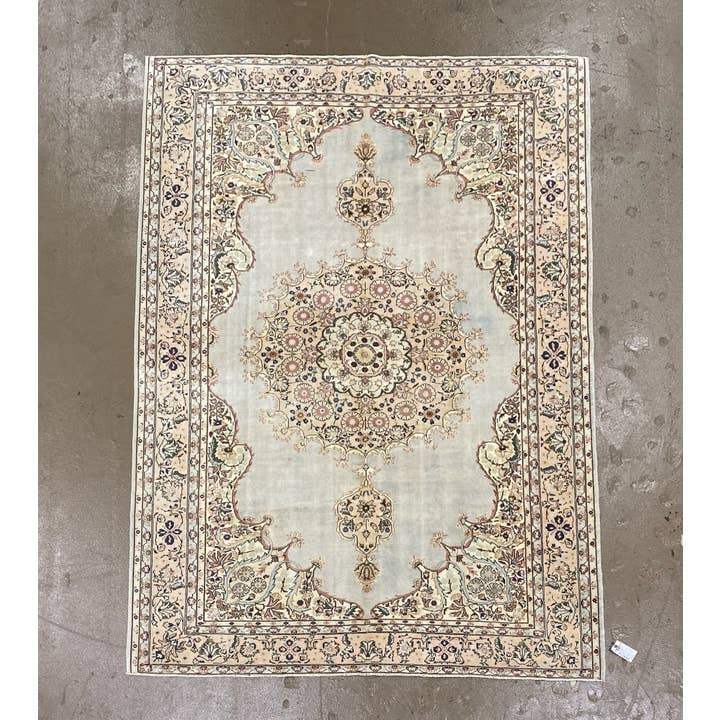 Vintage Turkish Kayseri Area Rug | 7 x 9.9 for wholesale by Vintage Loomz