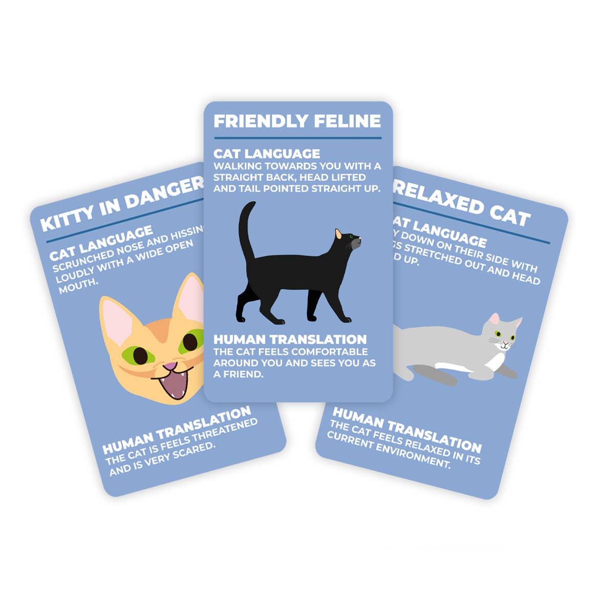 Gift Republic - Wholesale Card Game - How To Speak Cat Cards1