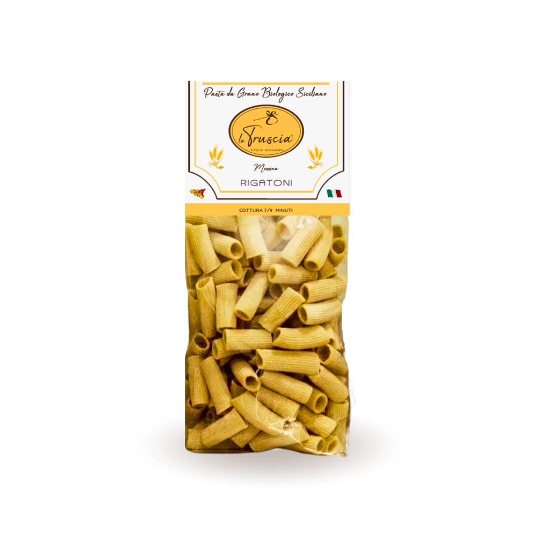 La Truscia Tipico Siciliano - Wholesale Pasta - Organic Sicilian Durum Wheat Semolina Pasta - Rigatoni