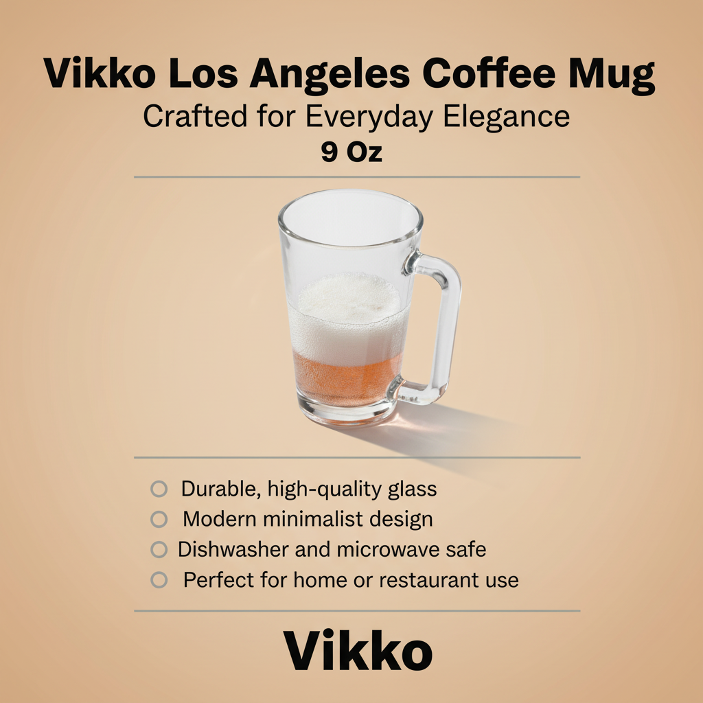 Kadra Kitchenware - Wholesale Coffee Mug - Vikko Los Angeles Coffee Mug, 9 Oz3