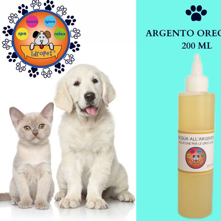 Idropet - Wholesale Pet Cleaning Supplies - Colloidal silver water for ear treatment 200 ml0