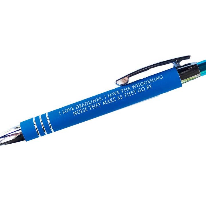 Fly Paper Products - Wholesale Pen - I love deadlines & the whooshing sound Douglas Adams Pen