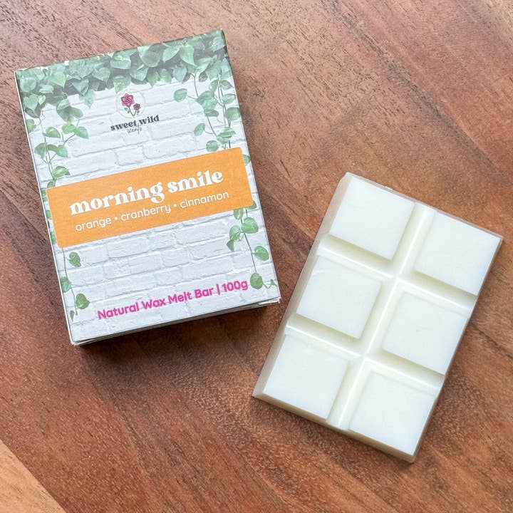 Natural Wax Melt Morning Smile - Parfum durable pour la vente par Sweet Wild Scents