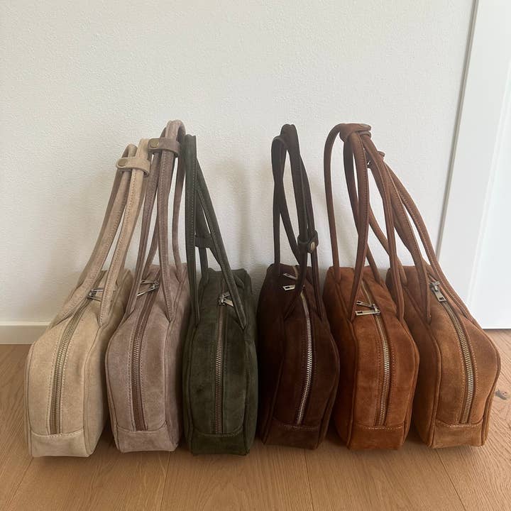 Zhade - Wholesale Shoulder Bag - Women's - CLARA MIDI - suede11