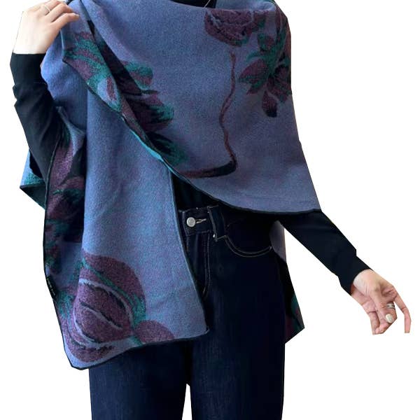 Winding River – wholesale Wrap - Dam – Lila Lotus Vändbar Loop Omslag