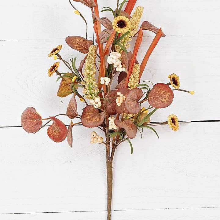 28511- 18in Spray-Harvest Farm House for wholesale by Impressive Enterprises, Inc.