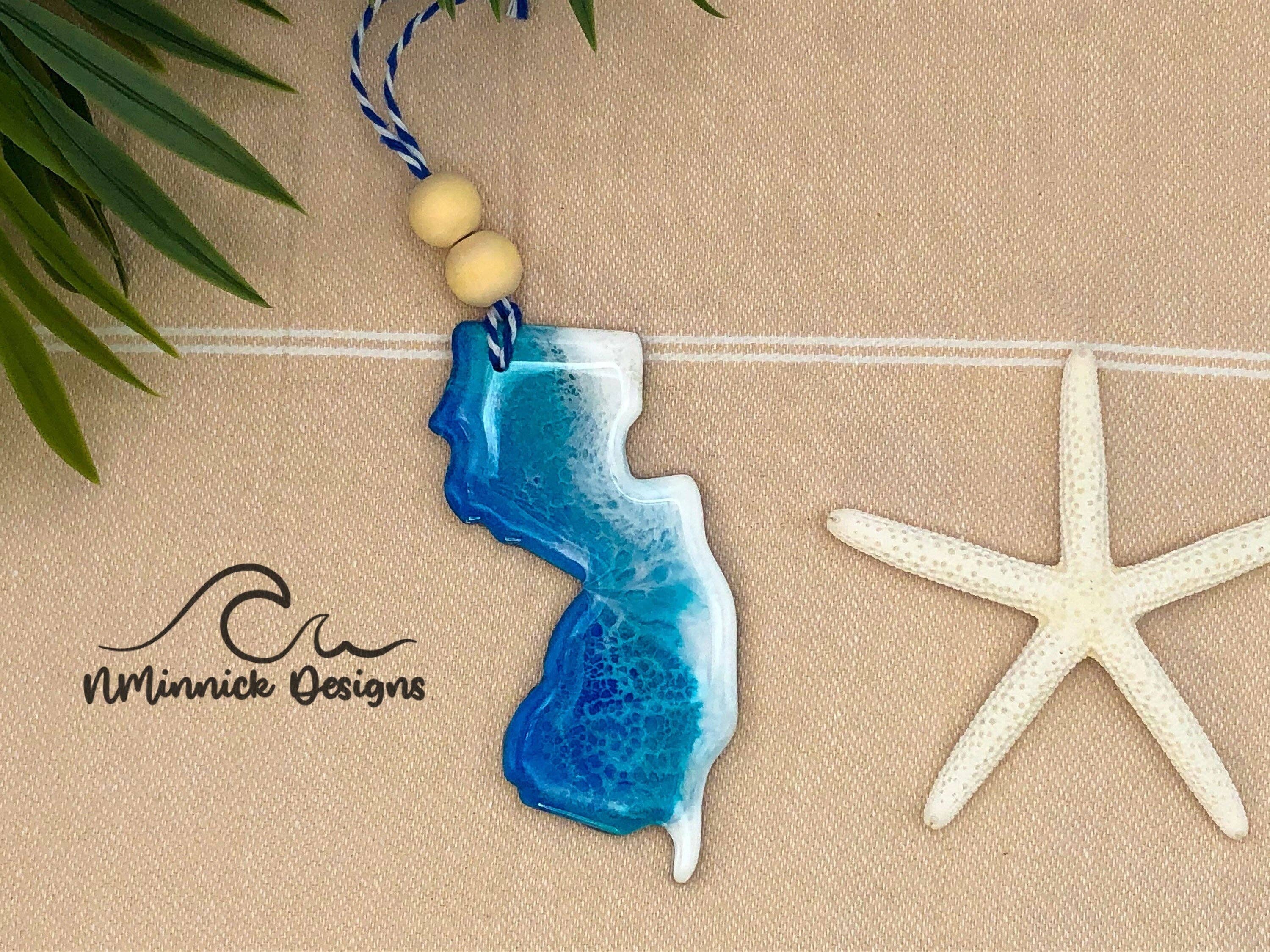 NMinnick Designs - Wholesale Ornament - New Jersey Beach Ornament3