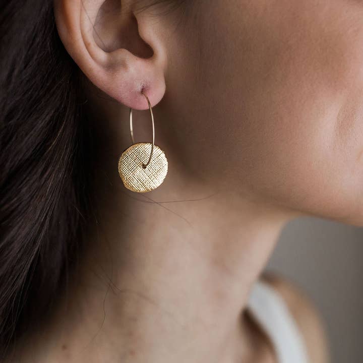 Jenna Vanden Brink Ceramics - Wholesale Hoop Earrings - Sun Hoops