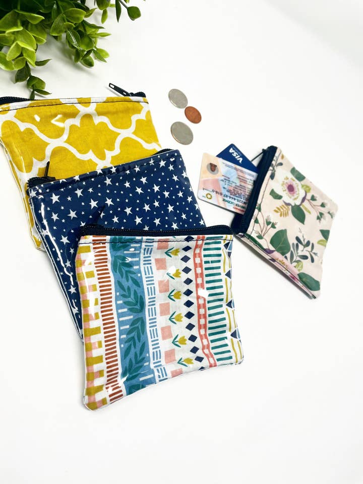 Lille lynlås tegnebog, pung, sød lynlås pose til mønter, Air Pods Holder, Pill Case, lynlås taske for engroshandel hos OMMO Designs