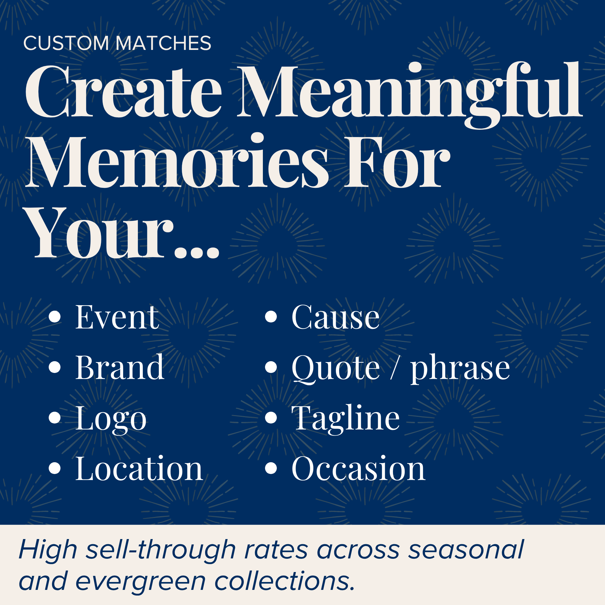 Thankful Greetings - Wholesale Matches - Custom Branded - 4" Matches in Mini Cloche Jar29