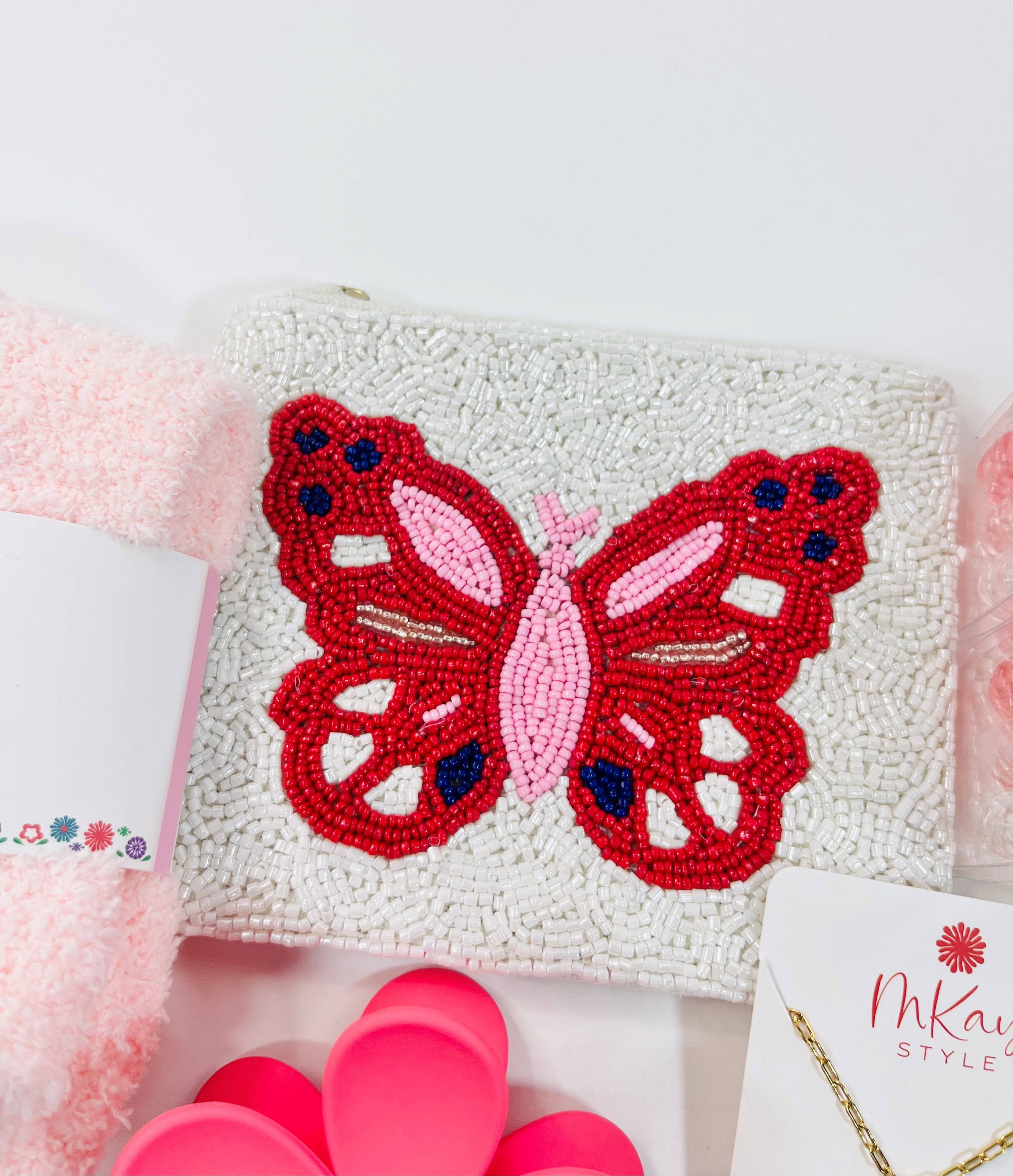 MKay Style - Wholesale Coin Purse - Women's - Beaded Coin Pouch, Seed Bead Coin Purse, Zipper Pouch1