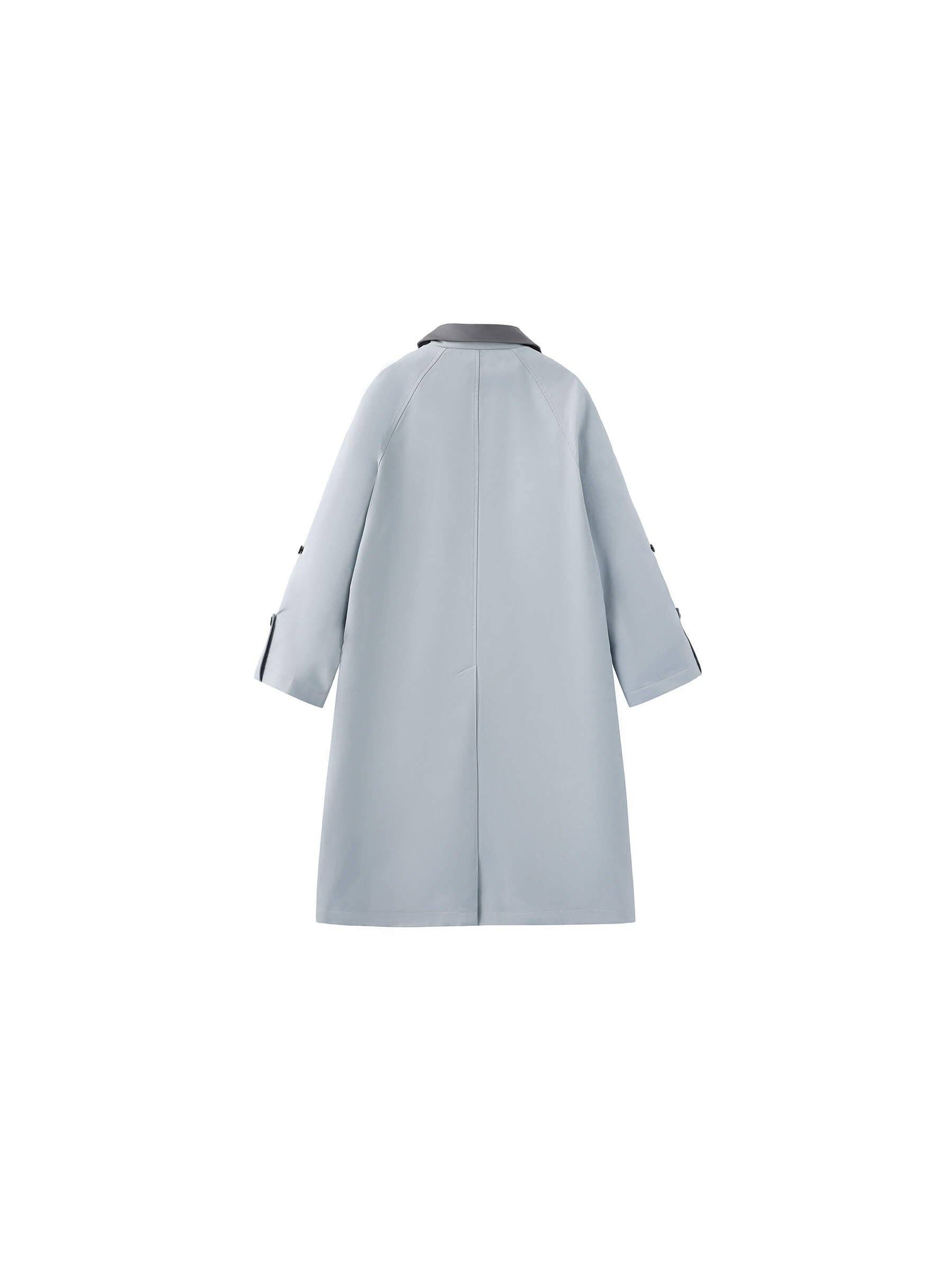 CUBIC - Wholesale Trench Coat - Women's - Color-Blocked Collar Long Trench Coat20