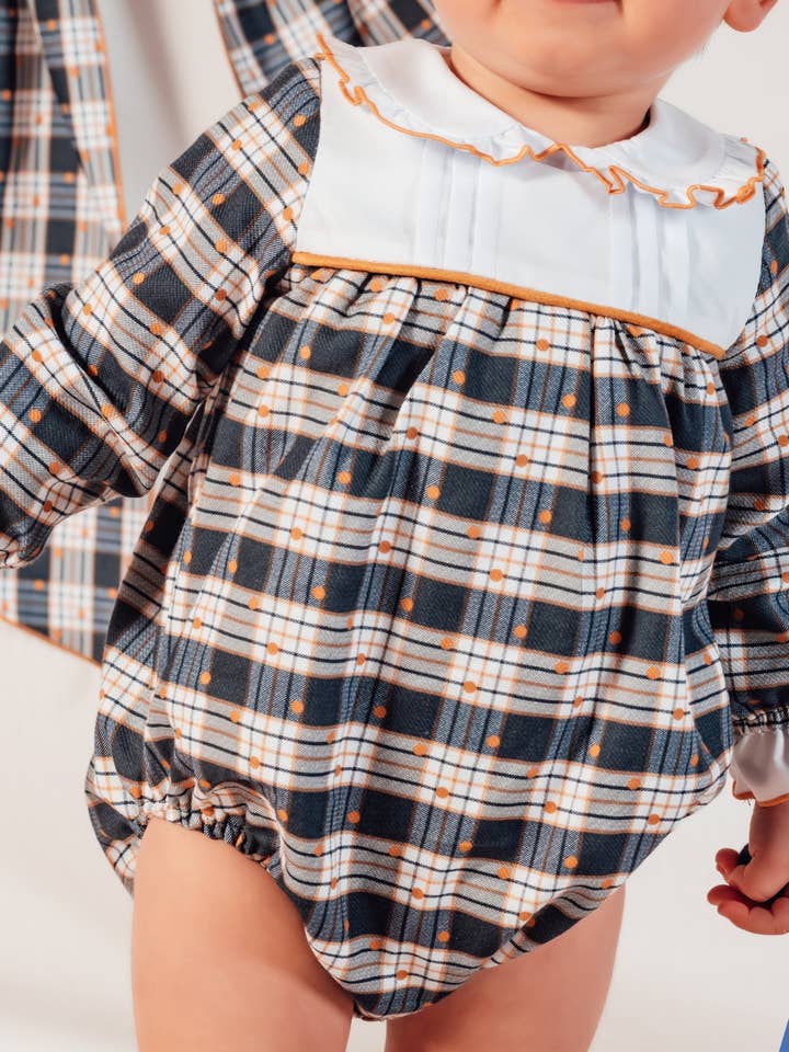 2412114 Pelele squares and polka dots for wholesale by BABINE-ROINSAL