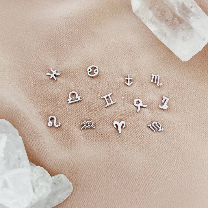 Horace Jewelry – wholesale Solitärörhängen – Astra stjärntecken Sterling Silver Stud örhängen