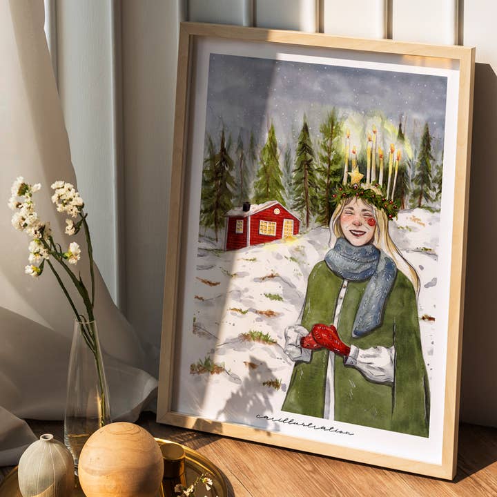 Carillustration - Wholesale Art Print - Print "Santa Lucía"1