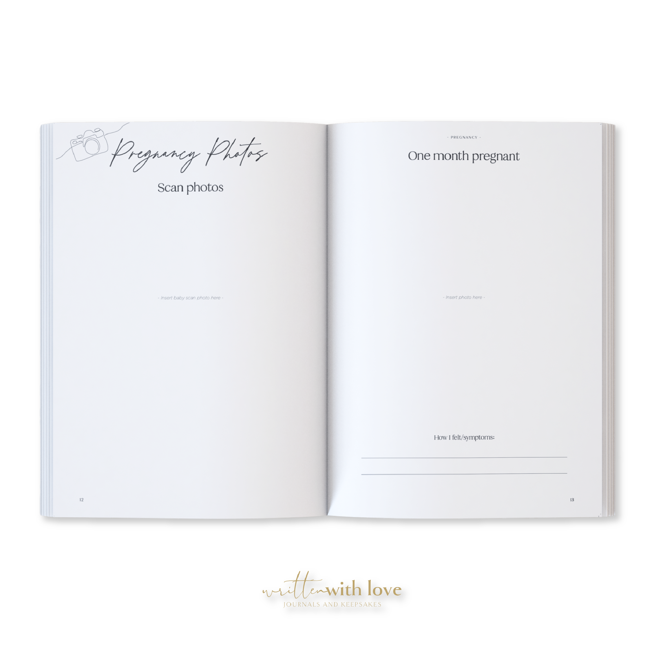 Written With Love - Wholesale Memory Book - Kids & Baby - Baby Memory Book with Keepsake Box - Oatmeal 8