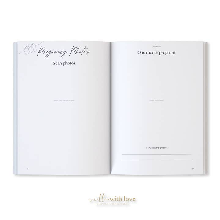 Written With Love – wholesale Memory book – Child & baby – Baby Memory Book with Keepsake Box - Oatmeal 8