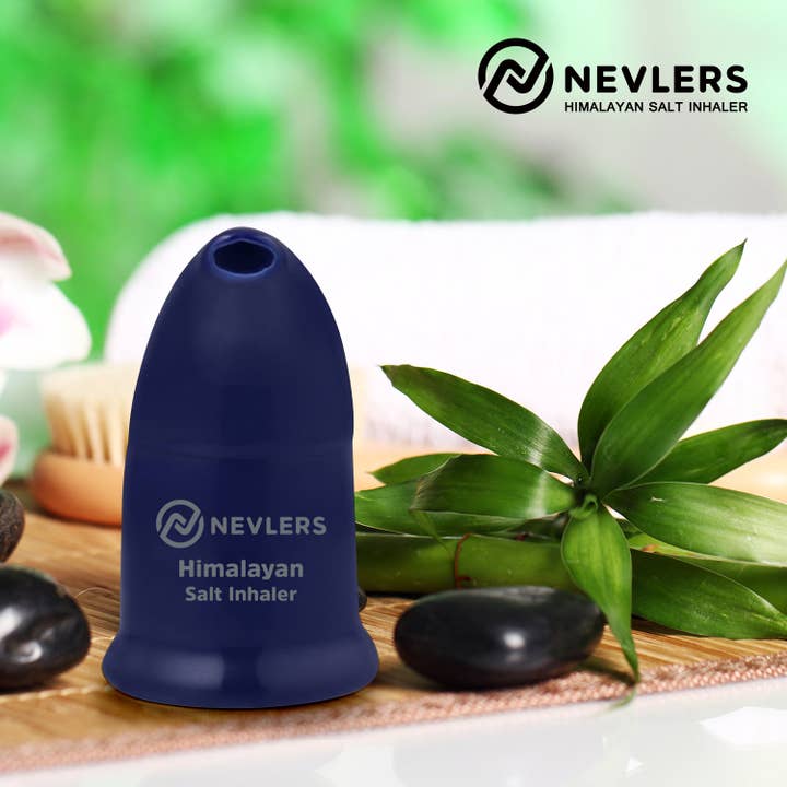 Nevlers – wholesale Aromaterapiinhalator – Nevlers Himalayan Salt Inhalator - Navy