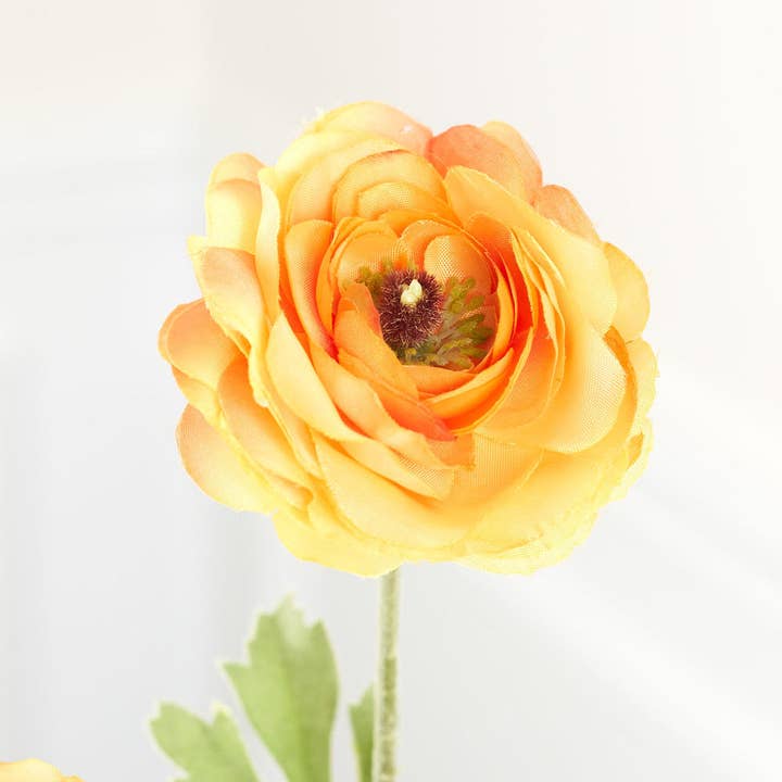 Factory Direct Craft - Wholesale Artificial Flowers - 25" Artificial Ranunculus Silk Flower Stem
